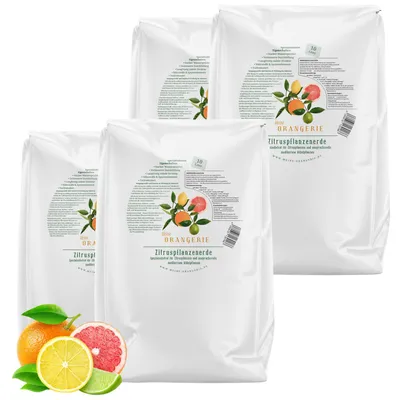 Produktbild von Meine Orangerie Zitruserde und mediterrane Pflanzenerde [40l] - Spezial-Zitronenerde mit Zitrusdünger - Pflanzerde für mediterrane Kübelpflanzen