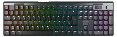 Immagine prodotto di CHERRY XTRFY MX 10.1 Wireless, con cavo e wireless, USB + RF Wireless + Bluetooth, interruttori meccanici, QWERTY, LED RGB, nero