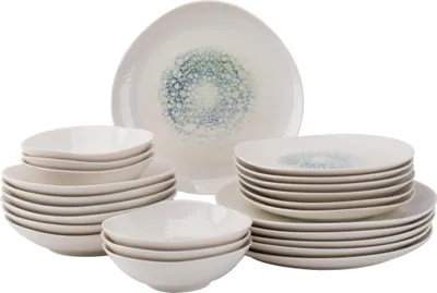 Produktbild von Maastricht Porselein Tafelservice Aqua Mineralis Organic 6 Personen Set 24 teilig