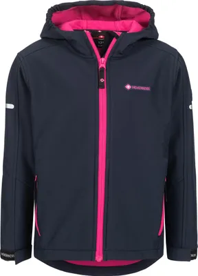 Produktbild von Höhenhorn Cledo Kinder Softshelljacke Kids Navy/Pink Gr. 104