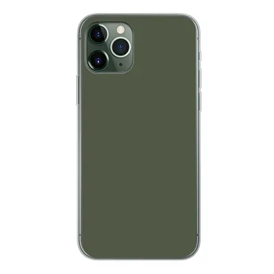 Produktbild von MuchoWow® Handyhülle Schutzhülle Hülle für iPhone 11 Pro Grün - Olive - Farbe - Grün - Fest - Olivgrün Silikon Softcase Handy Hülle - Handy
