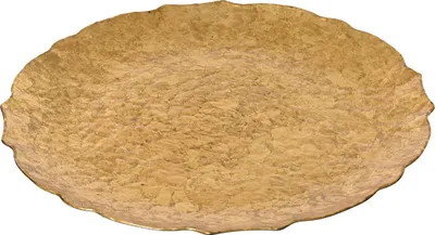 Obrázek produktu pro Decoris Zlatý dekorativní talíř Ø 33 x 1,5 cm