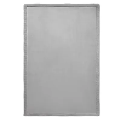 Produktbild von Wolkenweiche Spielmatte Baby 280x200x2,5cm, Grau – Kinderzimmer Teppich mit hochwertigem Memory-Schaum – Krabbelmatte Baby mit rutschfester Unterseit