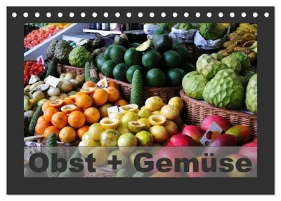 Produktbild von Obst + Gemüse (Tischkalender 2026 DIN A5 quer), CALVENDO Monatskalender