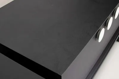 Image de Designer Sideboard upport TV noir moderne Lowboard salon