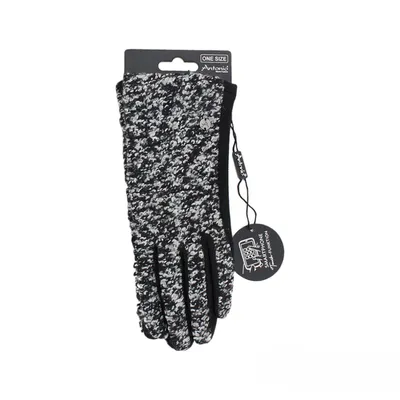 weiß-schwarze Handschuhe