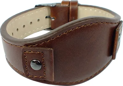 Produktbild von s.Oliver Unterlageband aus Leder & Polyurethanbraun 20mm mit Nieten SO-2937-LQ
