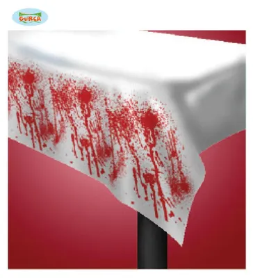 Produktbild von Halloween Tischtuch Blut, 274 x 137 cm