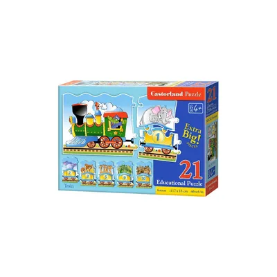 Obrázok produktu pre Vzdelávacie puzzle Vlak E135