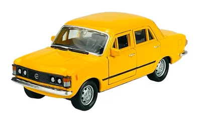 Produktbild von Welly Fiat 125P Gelb 1:34-1:39 Die Cast Metall Modell Neu im Kasten 42399