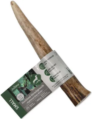 Produktbild von AniForte Hirschgeweih für Hunde S  – Kauknochen zur Beschäftigung & Zahnpflege, robust & langlebig, Kauholz, Abwurfprodukt vom Hirsch, Kauspielzeug