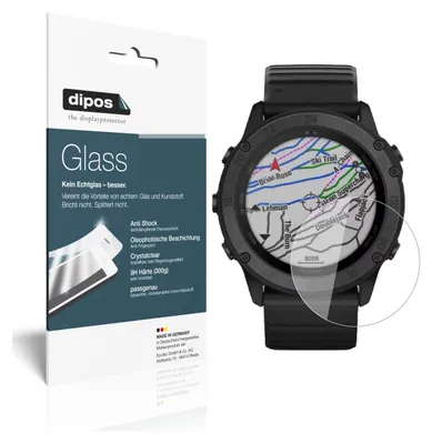 Zdjęcie produktu dla 2x Folia ochronna do Garmin tactix Delta - Anti-Shock 9H Film dipos Glass Plastic Glass