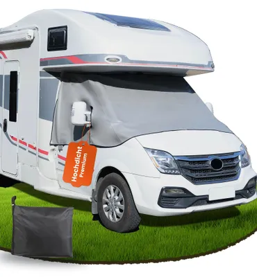 Immagine prodotto di Copertura termica per parabrezza, adatta per camper, colore grigio