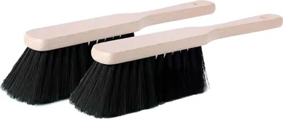 Produktbild von Garronda Synthetisch Handfeger mit kurzem Griff 2 Stück GD-0011 (Schwarz)
