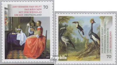 Produktbild von Briefmarken BRD (BR.Deutschland) 2017 Mi 3280-3281 (kompl.Ausg.) selbstklebende Ausgabe gestempelt Schätze aus dt. Museen