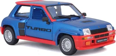 Zdjęcie produktu dla BBURAGO 18-21088, Model samochodu rajdowego, Wstępnie zmontowany, 1:24, Renault 5 Turbo, Metal, Plastik, 3 lat(a)