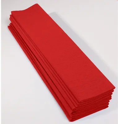Produktbild von Krepp-Papier 50x70cm rot Packung mit 22 Stück