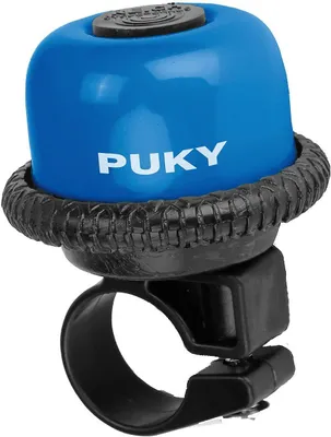Produktbild von PUKY G 18 blue Kinder Drehring Glocke | Ø 18mm | Helltönende Klingel für Laufräder und Scooter | Leichtgängige Kinderfahrradklingel mit robuster Pulverbeschichtung
