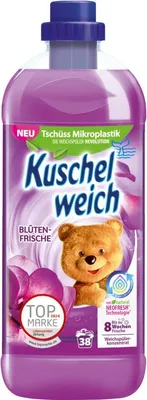 Zdjęcie produktu dla Kuschelweich płyn do płukania tkanin kwiatowa świeżość 38 wsadów prania opakowanie 1000ml