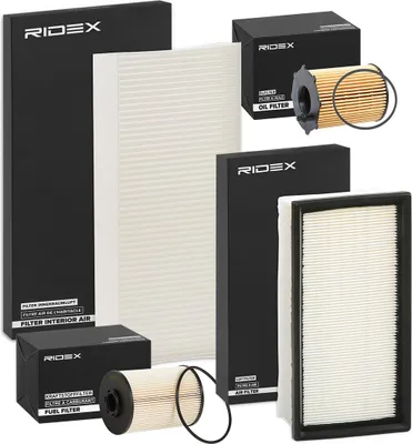 Produktbild von RIDEX Filterset Inspektionspaket Filtersatz für CITROËN C5 II Break (RE) C5 II (RC)