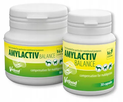 Obrázok produktu pre Vetfood Amylactiv Balance pre psy na kŕmenie a ako 60 kapsúl
