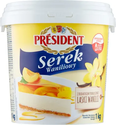 Produktbild von Vanilkový sýr President 1kg