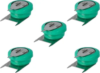 Produktbild von vhbw 5x NiMH Ersatz Knopfzellen-Akku (40 mAh, 1,2 V, NiMH)