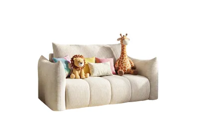 Zdjęcie produktu dla Sofa amerykanka Flo, z funkcją spania, dla dzieci, Poso, beż (100)