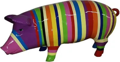 Produktbild von Skulpturen Abstraktes Schwein Design Wohn Deko Statuen Figuren Figur Dekoration