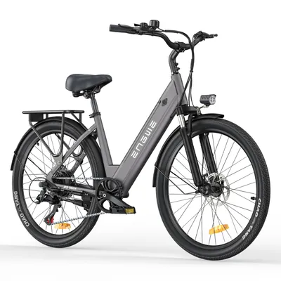 Produktbild von HillMiles E Bike, City E-Bike & E-Hollandrad mit 36V 13Ah Akku bis zu 80-100km, SHIMANO 7-Gang, 250W Motor&25km/h, MileCity1
