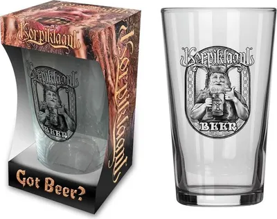 Produktbild von Korpiklaani Bierglas  Got Beer? klar Standard