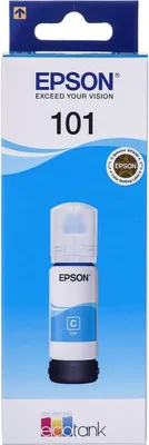 Obrázek produktu pro Epson 101 EcoTank Cyan ink bottle, Azurová, Epson, 70 ml, Japonsko, 1 kusů, 58 mm