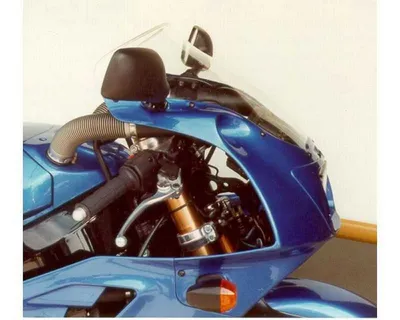Image de Pare-brise MRA spoiler S noir avec ABE pour Kawasaki ZRX 400
