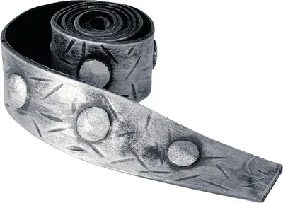 Produktbild von Balkenbeschläge grau schwarz 15 cm x 1 m