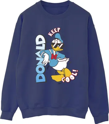 Immagine prodotto di Disney - Felpa da donna "Donald Duck Cool" BI28450 (XL) (blu navy)