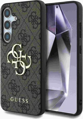 Image de GUESS étui pour SAMSUNG S25 Plus GUHCS25M4GMGBR (4GPolyuréthaneBig Logo) brown