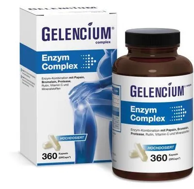 Produktbild von Gelencium Enzym Complex hochdos.m.Bromelain Kaps. 360 St