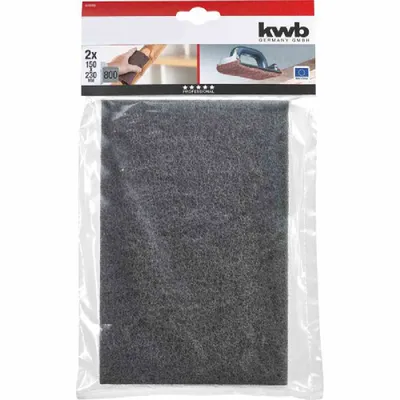 Produktbild von kwb 819880, Scheuerschwamm, Grau, 230 mm, Sichtverpackung