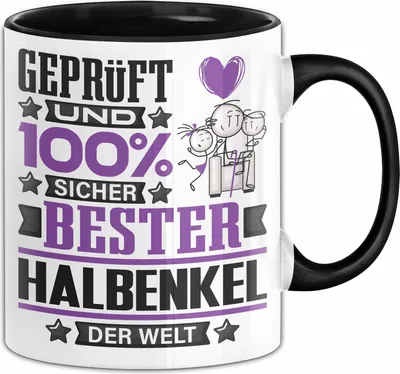Produktbild von Halbenkel Geschenk Lustiger Spruch für Halbenkel Geschenkidee Bester Halbenkel Der Welt (Schwarz)