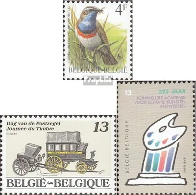 Produktbild von Briefmarken Belgien 1989 Mi 2373,2374,2377 (kompl.Ausg.) postfrisch Vögel
