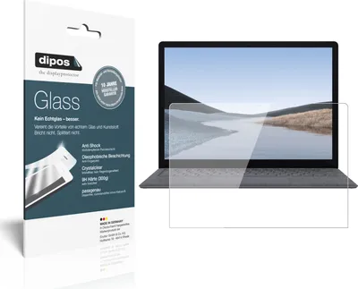 Produktbild von 1x Schutzfolie für Microsoft Surface Laptop 3 - Anti-Shock 9H Folie dipos Glass Kunststoffglas