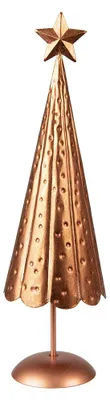 Productafbeelding van Clayre & Eef kerstdecoratie, kerstboom, 38 cm, koperkleurig, ijzer