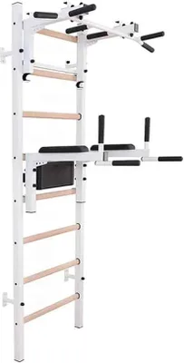 Produktbild von BenchK Sprossenwand 232W mit Klimmzugstange & Dipstange, 67 cm breit, 2,30 m hoch, 150 kg