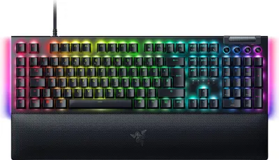 Obrázek produktu pro Razer BlackWidow V4, Kabel, USB, Mechanický spínač, QWERTZ, RGB LED, Černá