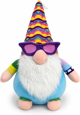 Produktbild von Party-Wichtel Kuscheltier 45 cm Plüsch-Gnom mit Partyhut Stofftier Weiches Kawaii Geschenk und Dekoration