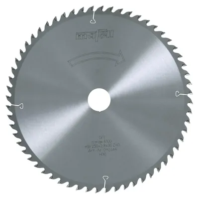 Produktbild von Mafell Sägeblatt-HM 250 x 1,8/2,8 x 30 mm, Z 60, WZ | 092466