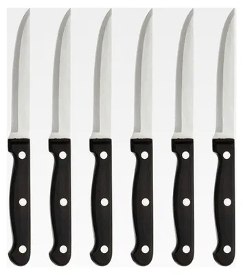 Produktbild von Steakmesser mit Glattschliff, 6 Stück