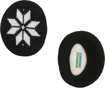 Produktbild von (( earbags | FASHION Ohrenwärmer , Schneeflocke schwarz, L
