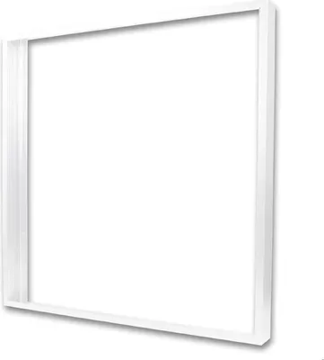 Produktbild von ISOLED Aufbaurahmen weiß RAL 9016 für LED Panel 600