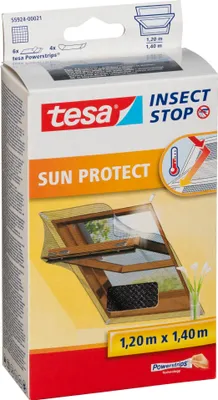 Image de Tesa Moustiquaire de fenêtre de toit Sun Protect 1,2X1,4m 55924